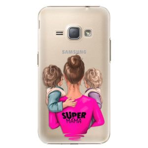 Plastové puzdro iSaprio - Super Mama - Two Boys - Samsung Galaxy J1 2016 vyobraziť