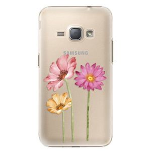 Plastové puzdro iSaprio - Three Flowers - Samsung Galaxy J1 2016 vyobraziť