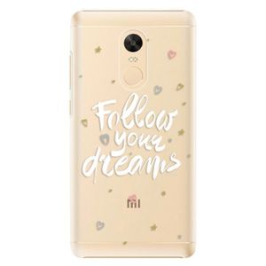 Plastové puzdro iSaprio - Follow Your Dreams - white - Xiaomi Redmi Note 4X vyobraziť