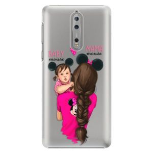 Plastové puzdro iSaprio - Mama Mouse Brunette and Girl - Nokia 8 vyobraziť