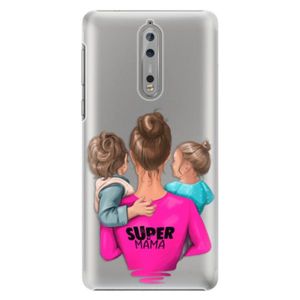 Plastové puzdro iSaprio - Super Mama - Boy and Girl - Nokia 8 vyobraziť