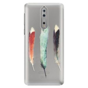 Plastové puzdro iSaprio - Three Feathers - Nokia 8 vyobraziť