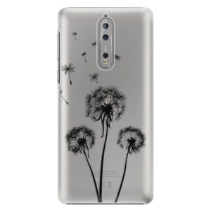 Plastové puzdro iSaprio - Three Dandelions - black - Nokia 8 vyobraziť