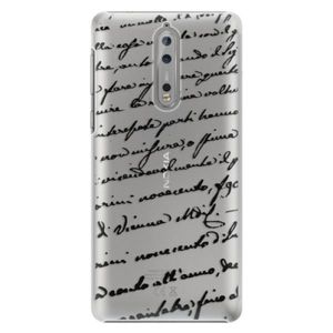 Plastové puzdro iSaprio - Handwriting 01 - black - Nokia 8 vyobraziť