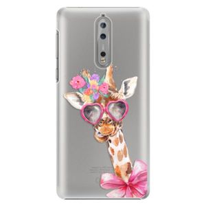 Plastové puzdro iSaprio - Lady Giraffe - Nokia 8 vyobraziť