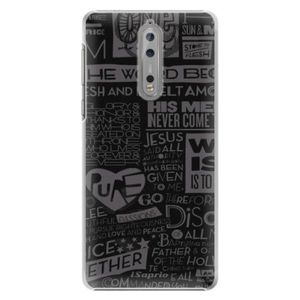 Plastové puzdro iSaprio - Text 01 - Nokia 8 vyobraziť
