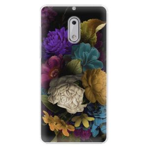 Plastové puzdro iSaprio - Dark Flowers - Nokia 6 vyobraziť