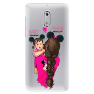 Plastové puzdro iSaprio - Mama Mouse Brunette and Girl - Nokia 6 vyobraziť