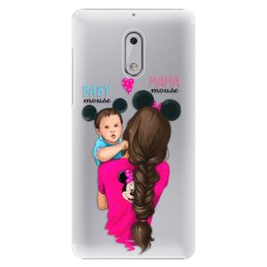 Plastové puzdro iSaprio - Mama Mouse Brunette and Boy - Nokia 6 vyobraziť