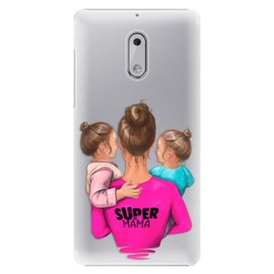 Plastové puzdro iSaprio - Super Mama - Two Girls - Nokia 6 vyobraziť