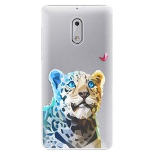 Plastové puzdro iSaprio - Leopard With Butterfly - Nokia 6 vyobraziť