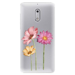 Plastové puzdro iSaprio - Three Flowers - Nokia 6 vyobraziť
