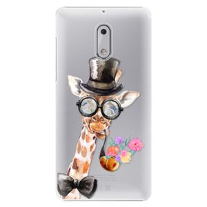 Plastové puzdro iSaprio - Sir Giraffe - Nokia 6 vyobraziť