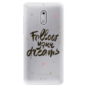 Plastové puzdro iSaprio - Follow Your Dreams - black - Nokia 6 vyobraziť