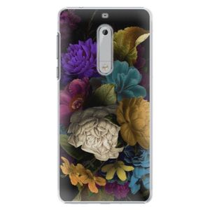 Plastové puzdro iSaprio - Dark Flowers - Nokia 5 vyobraziť