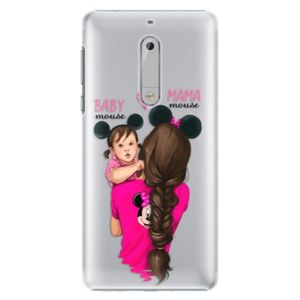 Plastové puzdro iSaprio - Mama Mouse Brunette and Girl - Nokia 5 vyobraziť