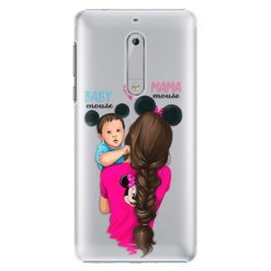 Plastové puzdro iSaprio - Mama Mouse Brunette and Boy - Nokia 5 vyobraziť