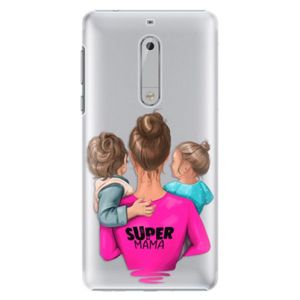 Plastové puzdro iSaprio - Super Mama - Boy and Girl - Nokia 5 vyobraziť