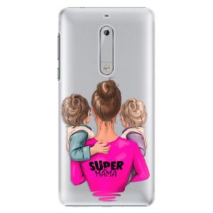 Plastové puzdro iSaprio - Super Mama - Two Boys - Nokia 5 vyobraziť