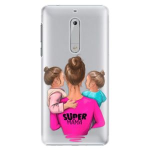 Plastové puzdro iSaprio - Super Mama - Two Girls - Nokia 5 vyobraziť