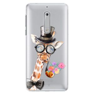 Plastové puzdro iSaprio - Sir Giraffe - Nokia 5 vyobraziť