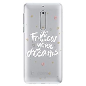 Plastové puzdro iSaprio - Follow Your Dreams - white - Nokia 5 vyobraziť