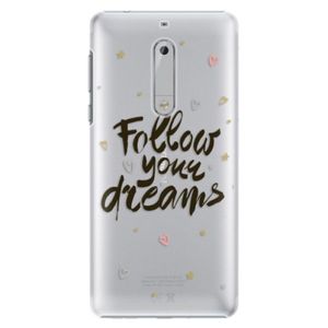 Plastové puzdro iSaprio - Follow Your Dreams - black - Nokia 5 vyobraziť