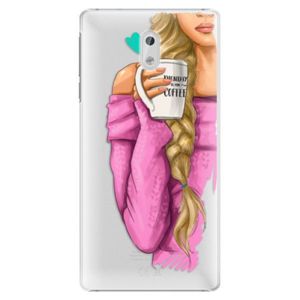 Plastové puzdro iSaprio - My Coffe and Blond Girl - Nokia 3 vyobraziť