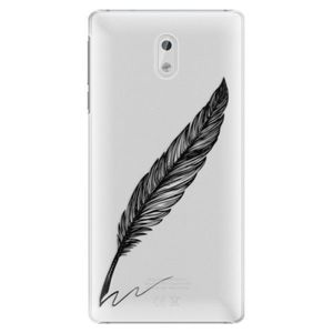 Plastové puzdro iSaprio - Writing By Feather - black - Nokia 3 vyobraziť