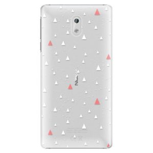 Plastové puzdro iSaprio - Abstract Triangles 02 - white - Nokia 3 vyobraziť