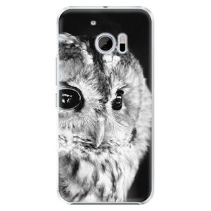 Plastové puzdro iSaprio - BW Owl - HTC 10 vyobraziť