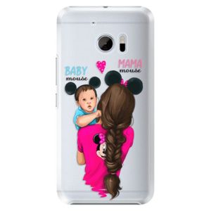 Plastové puzdro iSaprio - Mama Mouse Brunette and Boy - HTC 10 vyobraziť