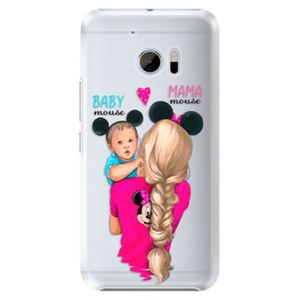 Plastové puzdro iSaprio - Mama Mouse Blonde and Boy - HTC 10 vyobraziť