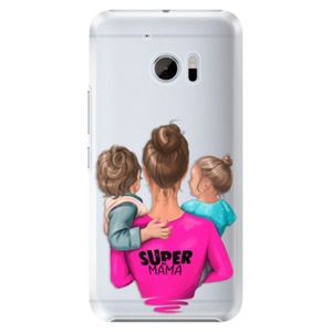 Plastové puzdro iSaprio - Super Mama - Boy and Girl - HTC 10 vyobraziť