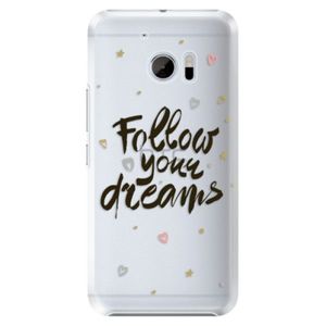 Plastové puzdro iSaprio - Follow Your Dreams - black - HTC 10 vyobraziť