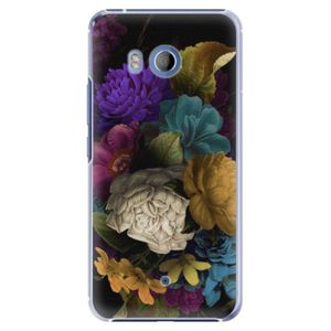Plastové puzdro iSaprio - Dark Flowers - HTC U11 vyobraziť