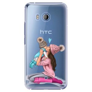 Plastové puzdro iSaprio - Kissing Mom - Brunette and Boy - HTC U11 vyobraziť