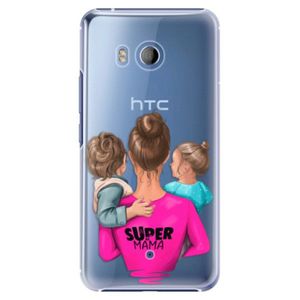 Plastové puzdro iSaprio - Super Mama - Boy and Girl - HTC U11 vyobraziť