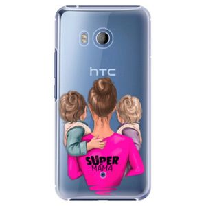 Plastové puzdro iSaprio - Super Mama - Two Boys - HTC U11 vyobraziť
