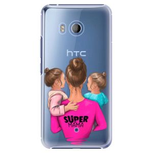 Plastové puzdro iSaprio - Super Mama - Two Girls - HTC U11 vyobraziť