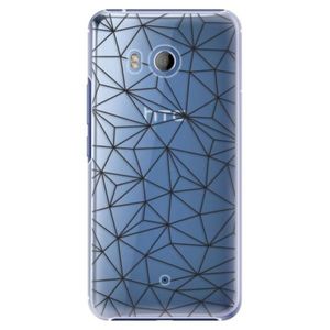 Plastové puzdro iSaprio - Abstract Triangles 03 - black - HTC U11 vyobraziť