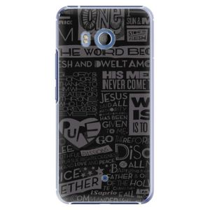 Plastové puzdro iSaprio - Text 01 - HTC U11 vyobraziť