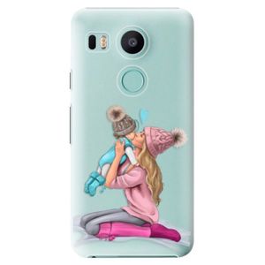 Plastové puzdro iSaprio - Kissing Mom - Blond and Boy - LG Nexus 5X vyobraziť