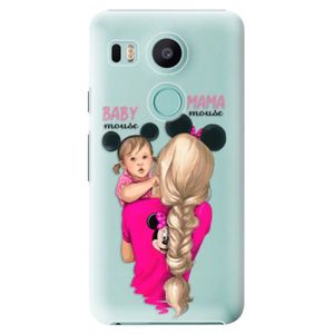 Plastové puzdro iSaprio - Mama Mouse Blond and Girl - LG Nexus 5X vyobraziť