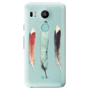 Plastové puzdro iSaprio - Three Feathers - LG Nexus 5X vyobraziť