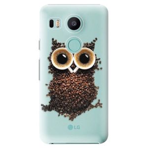 Plastové puzdro iSaprio - Owl And Coffee - LG Nexus 5X vyobraziť