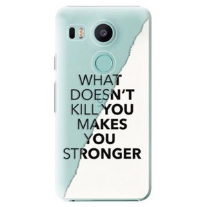 Plastové puzdro iSaprio - Makes You Stronger - LG Nexus 5X vyobraziť