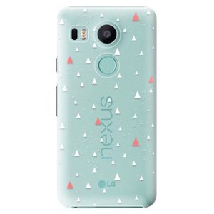 Plastové puzdro iSaprio - Abstract Triangles 02 - white - LG Nexus 5X vyobraziť