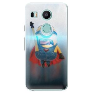 Plastové puzdro iSaprio - Mimons Superman 02 - LG Nexus 5X vyobraziť