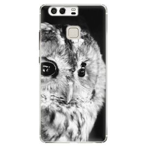 Plastové puzdro iSaprio - BW Owl - Huawei P9 vyobraziť
